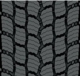 Image of 315/60R22.5 GT29 275 MICH1 Taastatud rehv 3PMSF