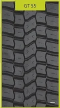 295/80R22.5 GT55 MICH1 Taastatud rehv (D5A)