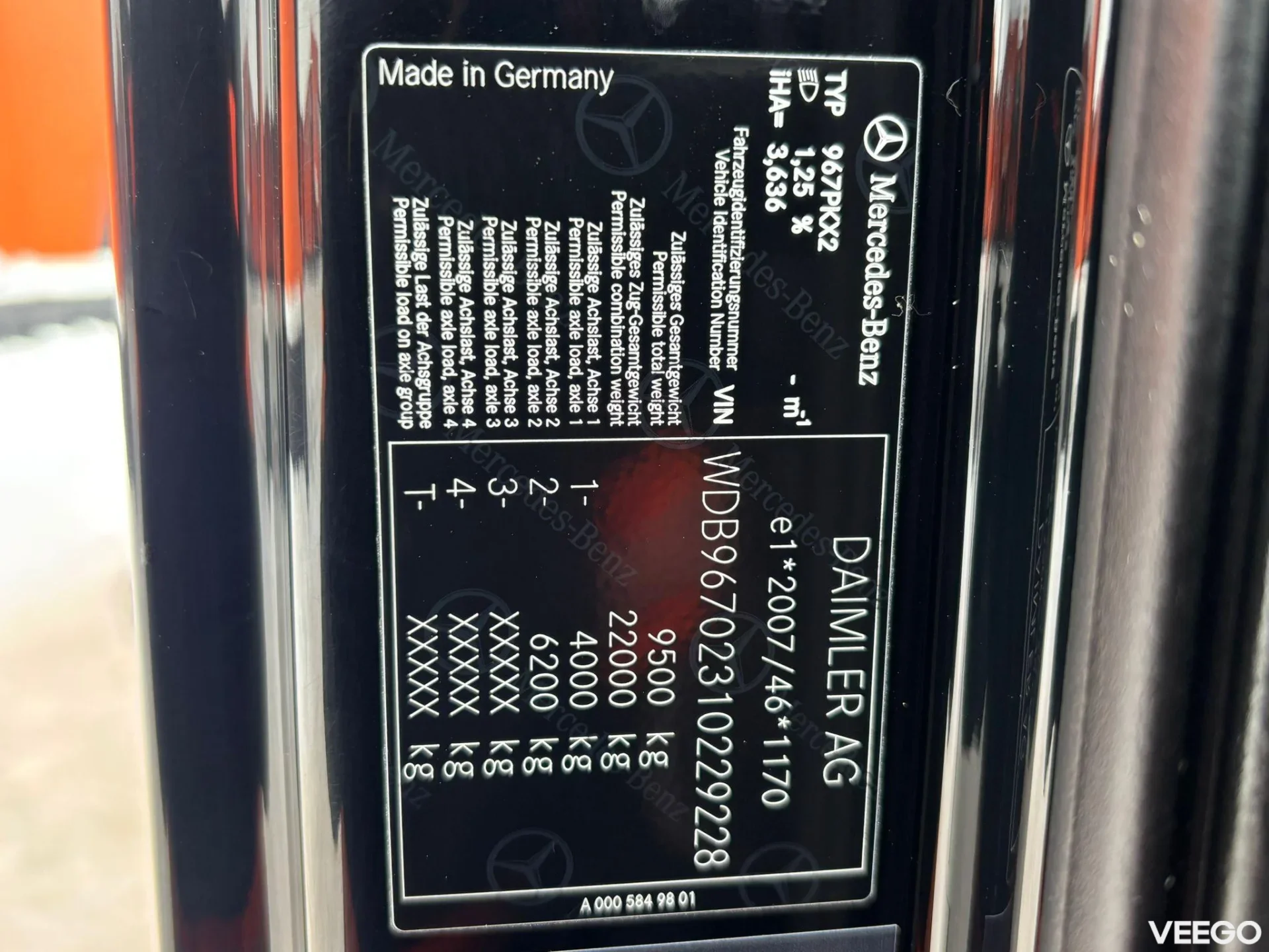 Mercedes-Benz Atego PK 7.501 / PLATFORM L=5010 mm 155kW