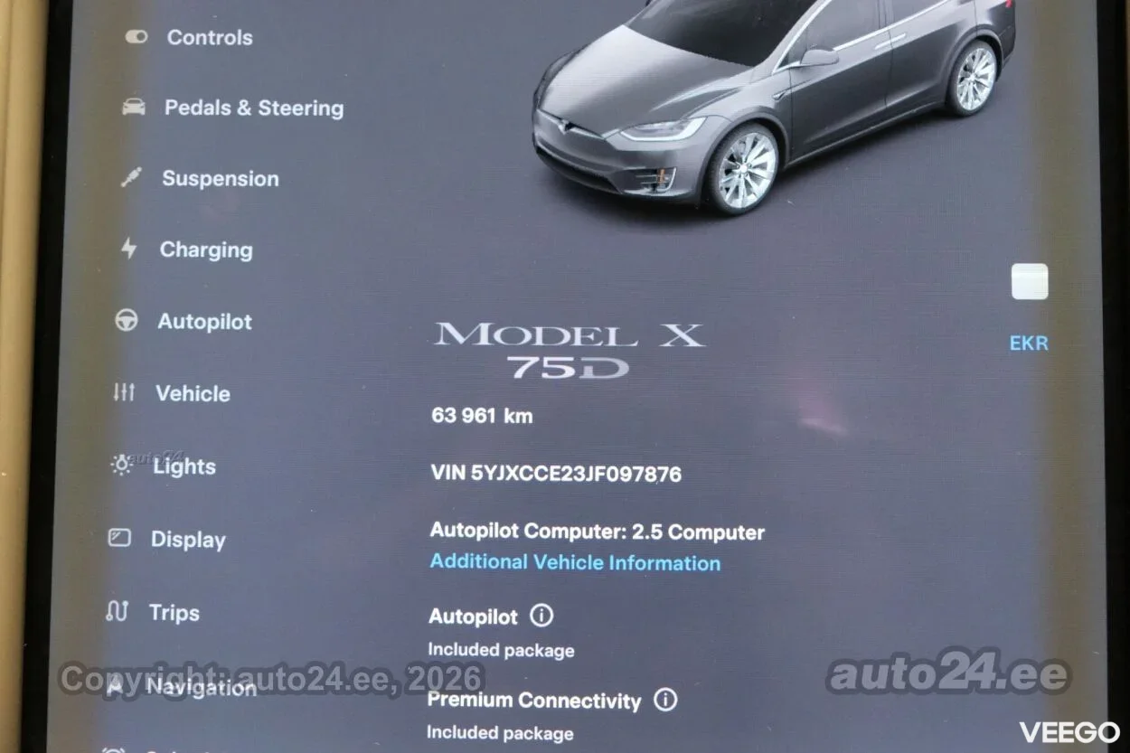 Tesla Model X 75D AWD 158kW