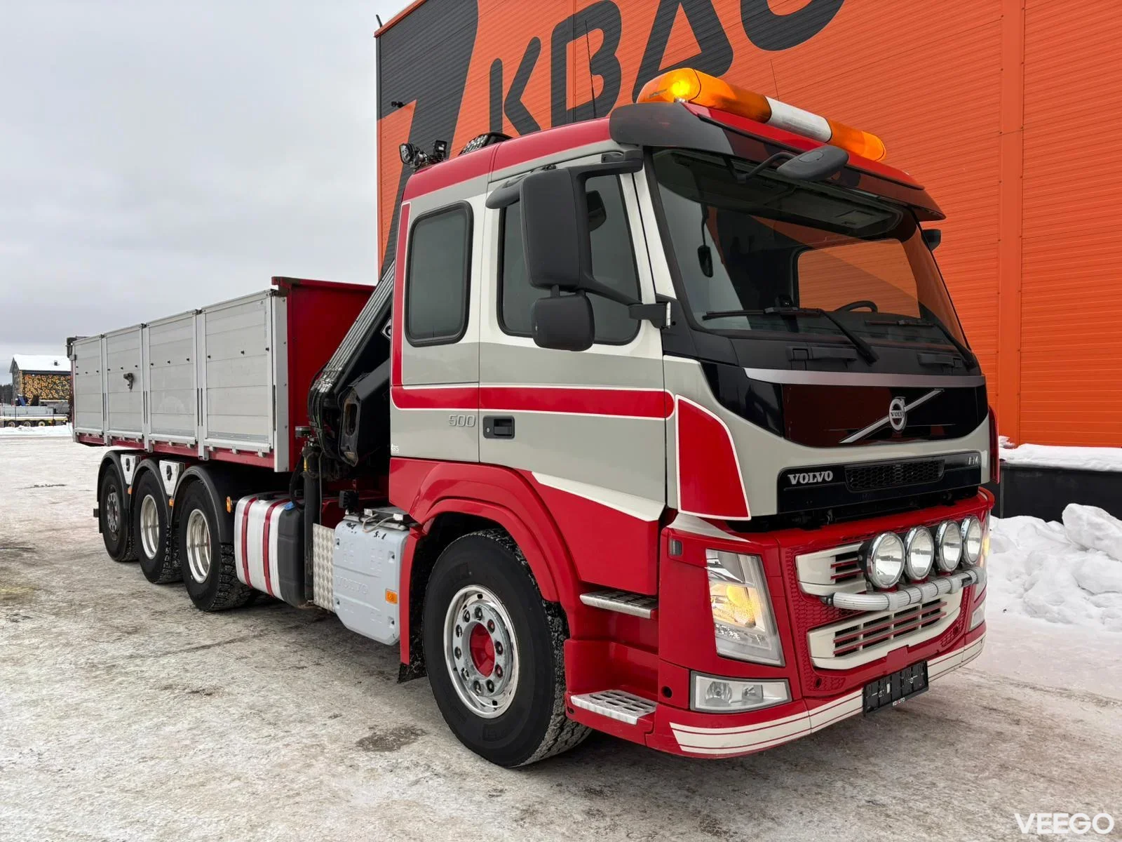 Volvo FM500 HIAB 144E-5 / BOX L=5992 mm 375kW