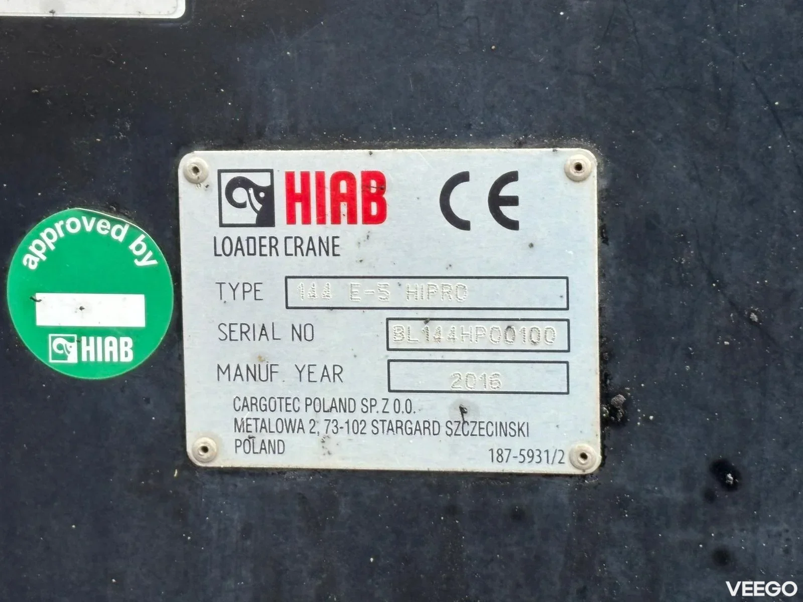 Volvo FM500 HIAB 144E-5 / BOX L=5992 mm 375kW