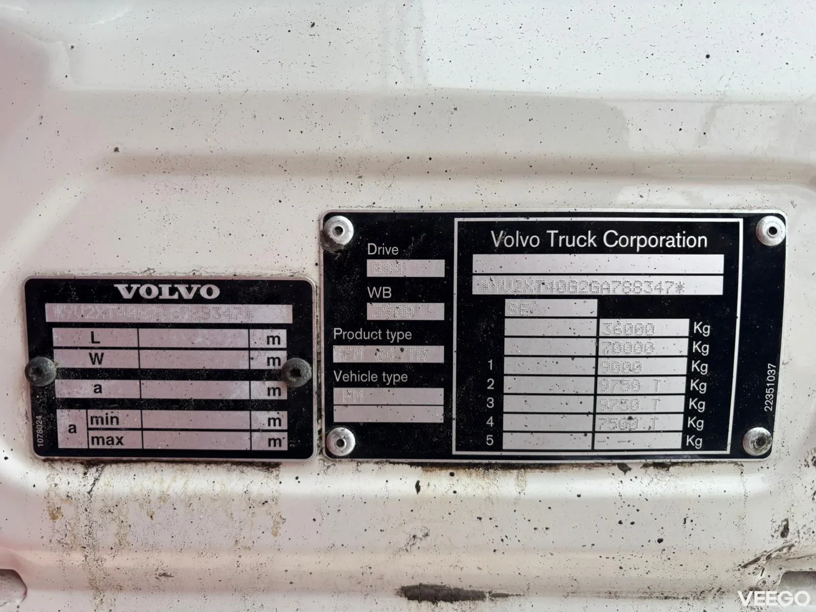 Volvo FM500 HIAB 144E-5 / BOX L=5992 mm 375kW