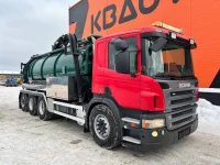 Scania P420  Korp & son tank 14500 l + 1500 l / vacuum CVS 1300 / pressure Pratissoli KF30 200 bar / 106 l/min 309kW thumbnail