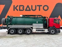 Scania P420  Korp & son tank 14500 l + 1500 l / vacuum CVS 1300 / pressure Pratissoli KF30 200 bar / 106 l/min 309kW thumbnail