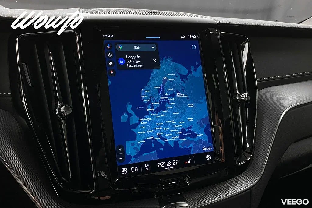 Volvo XC60 B5 AWD 258HK R-Design /Polestar/Drag/Värmare/H/K/4.95% 190kW