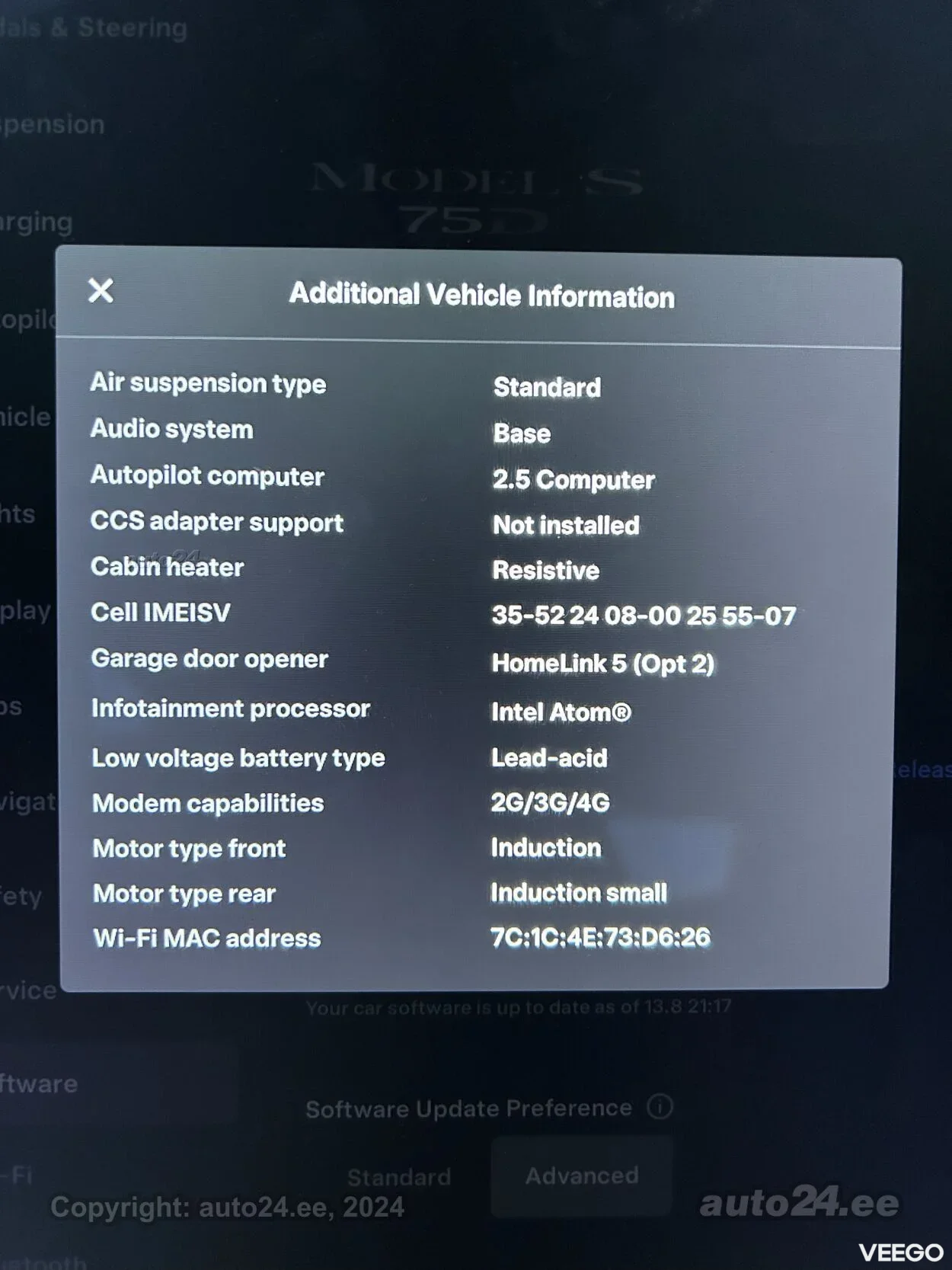 Tesla Model S 75D 0.0 158kW