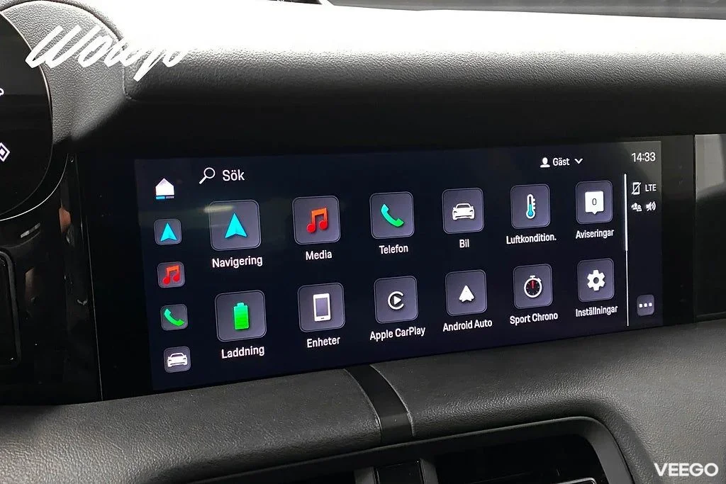 Porsche Taycan 4S 571HK /Sport Chrono /PSCB /Bose /Pano/Moms /4.95% 420kW