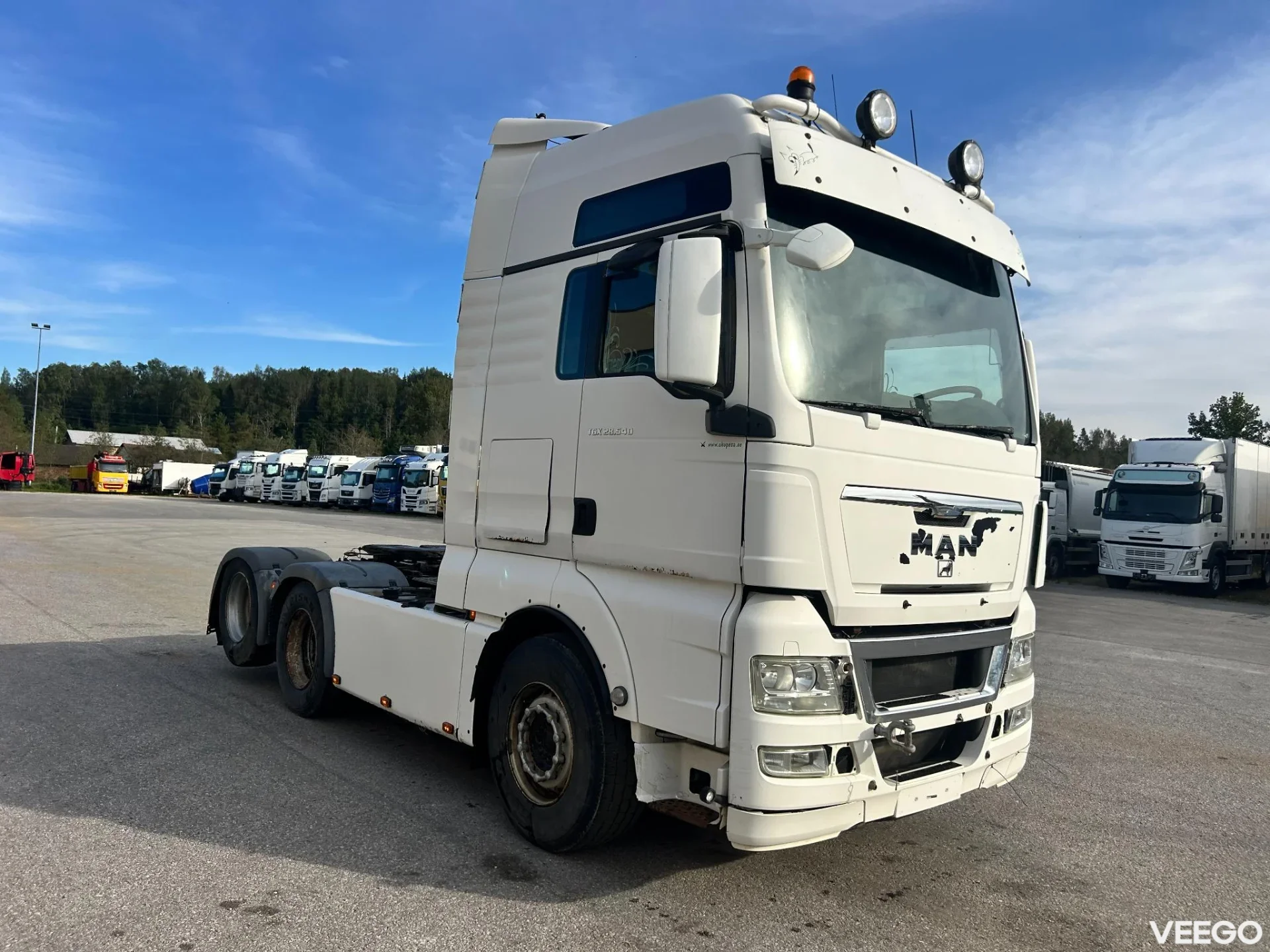 MAN TGX 6X2 EURO5 + RETARDER + HYDRAULICS + GEARBOX DEFECT 397kW