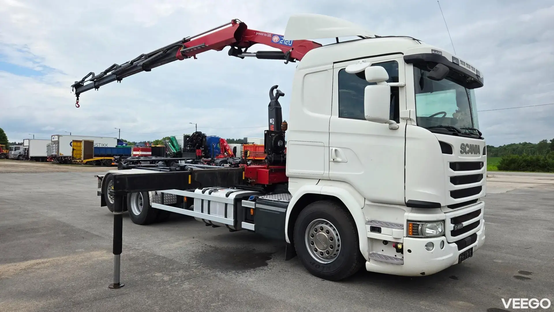 Scania G450 crane 700 hours 331kW