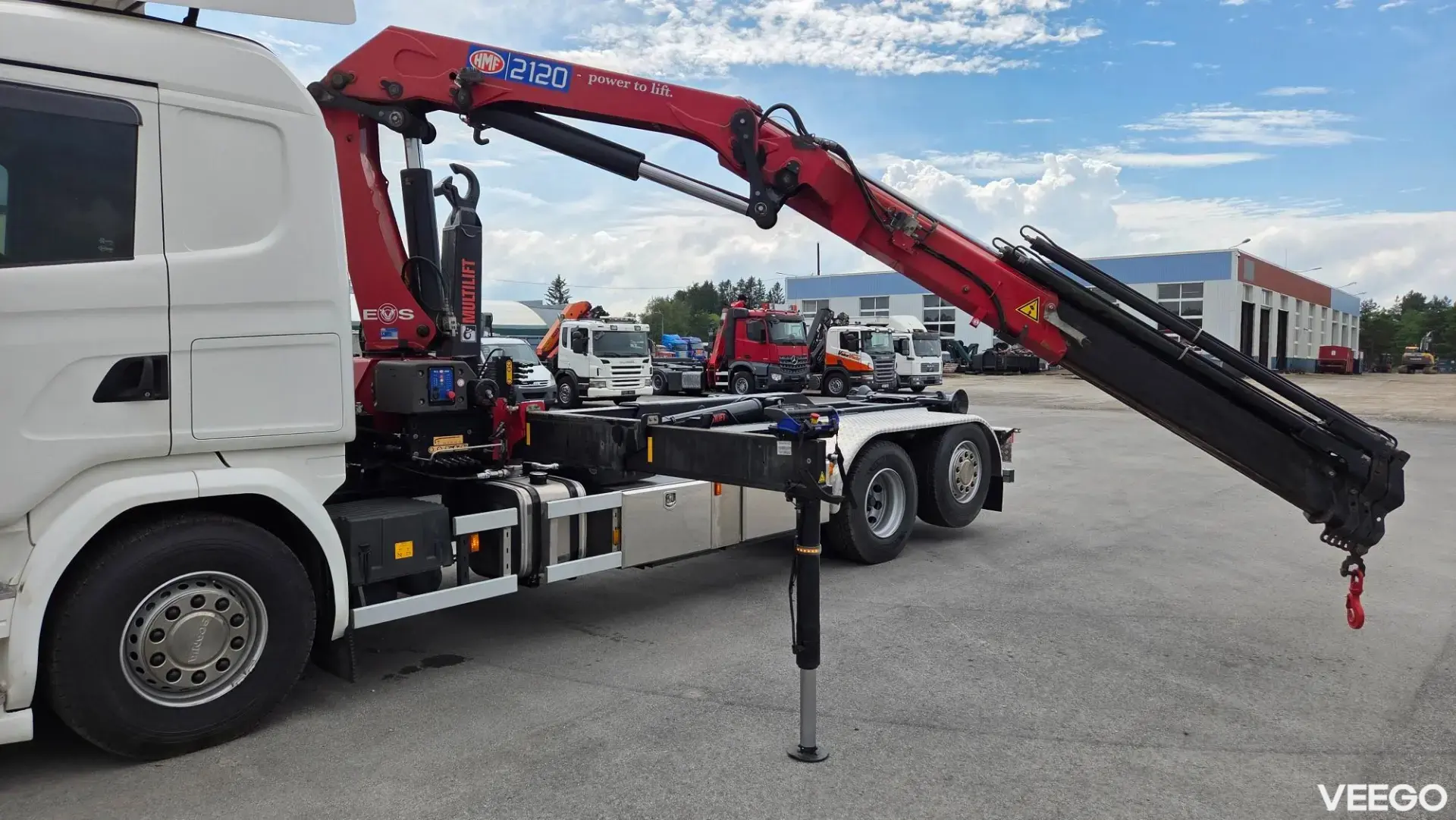 Scania G450 crane 700 hours 331kW