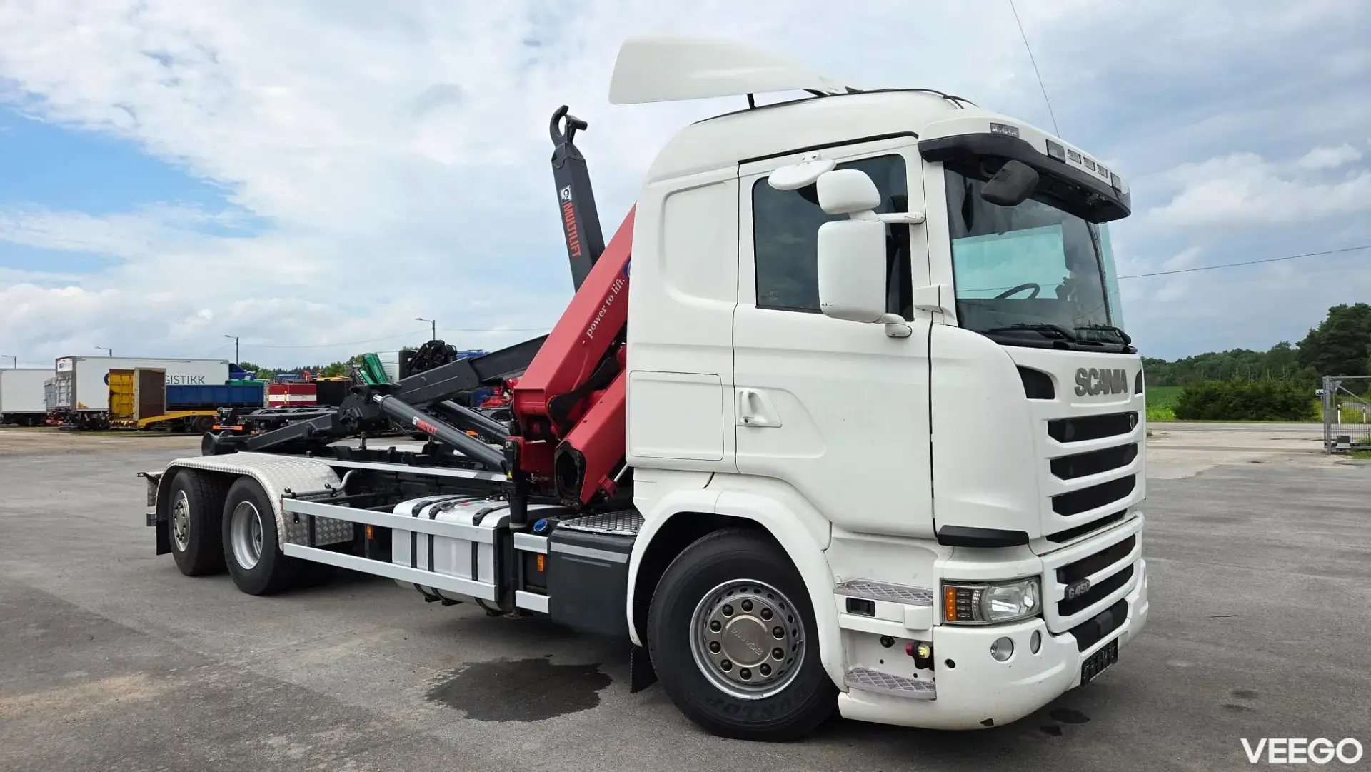 Scania G450 crane 700 hours 331kW