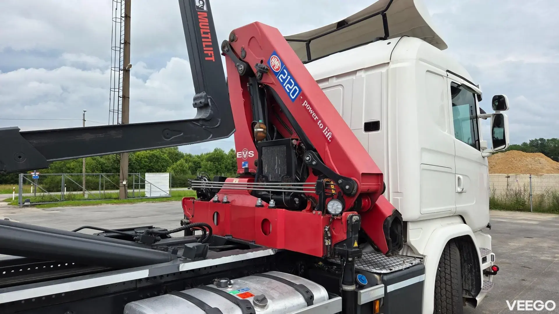 Scania G450 crane 700 hours 331kW