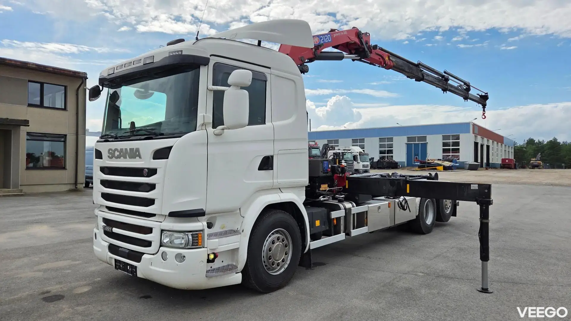 Scania G450 crane 700 hours 331kW