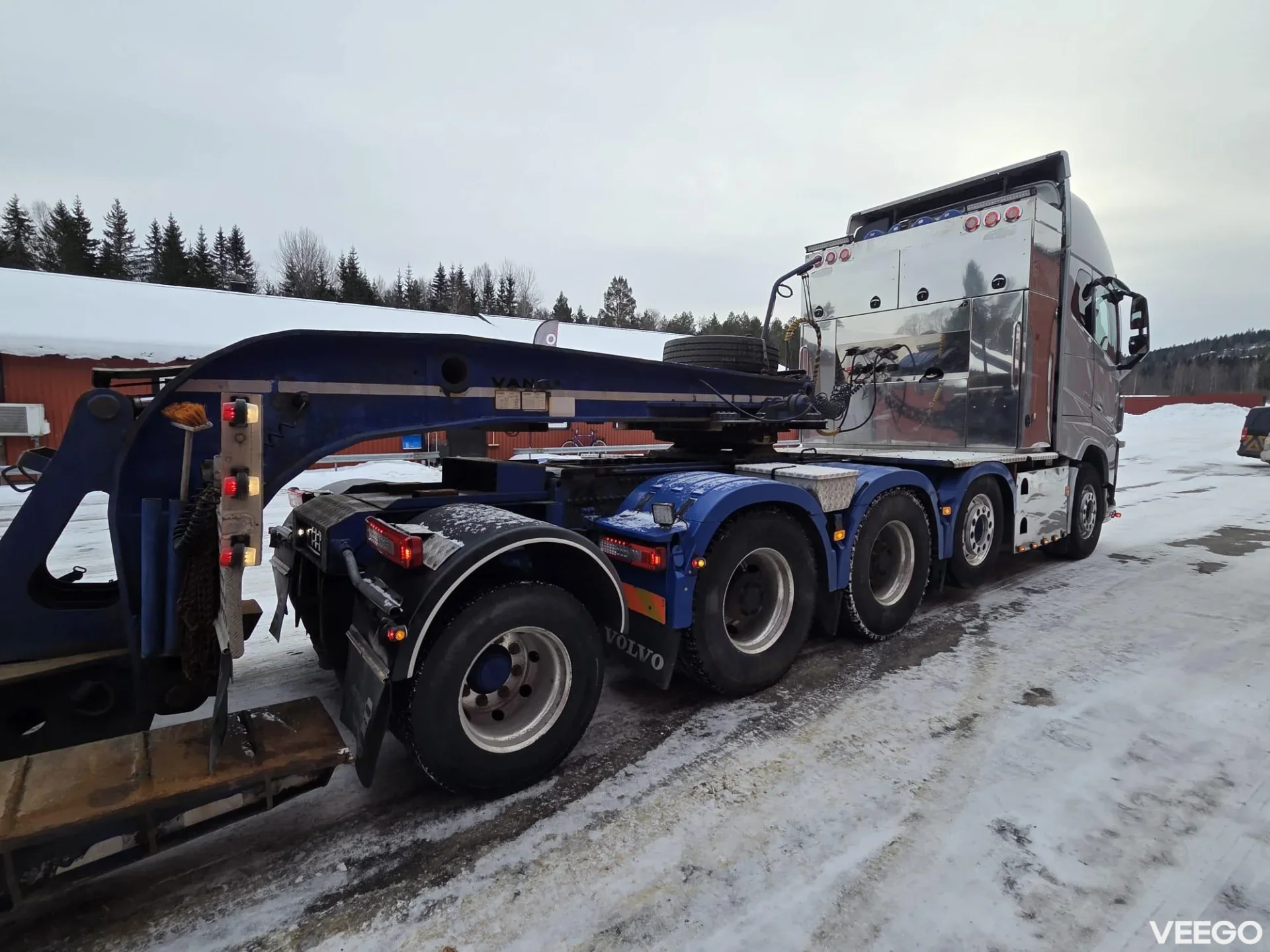 Volvo FH16 GCW 180 ton / DOLLY / RETARDER / GLOBE XL + VANG TRAILER 552kW