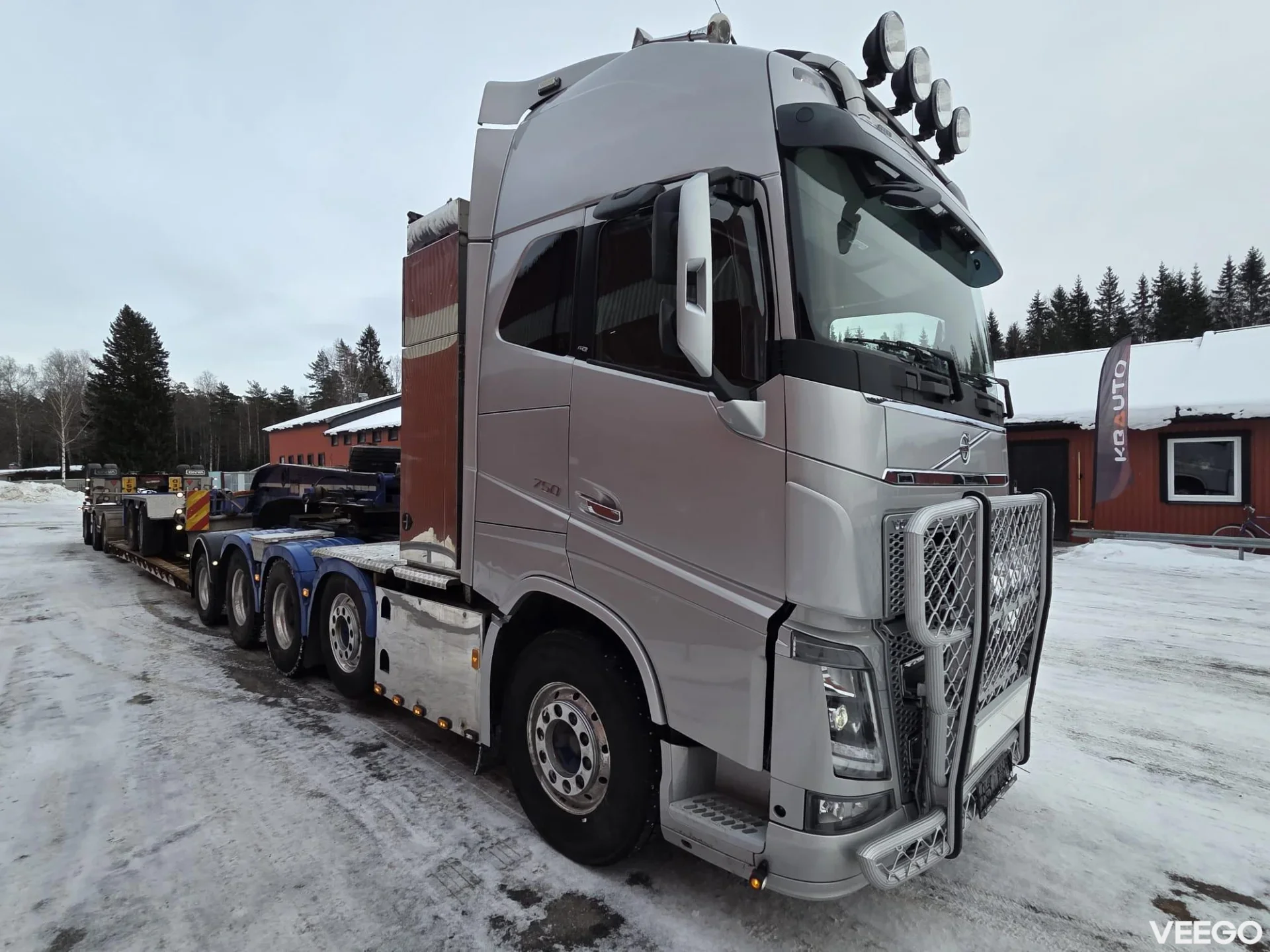 Volvo FH16 GCW 180 ton / DOLLY / RETARDER / GLOBE XL + VANG TRAILER 552kW