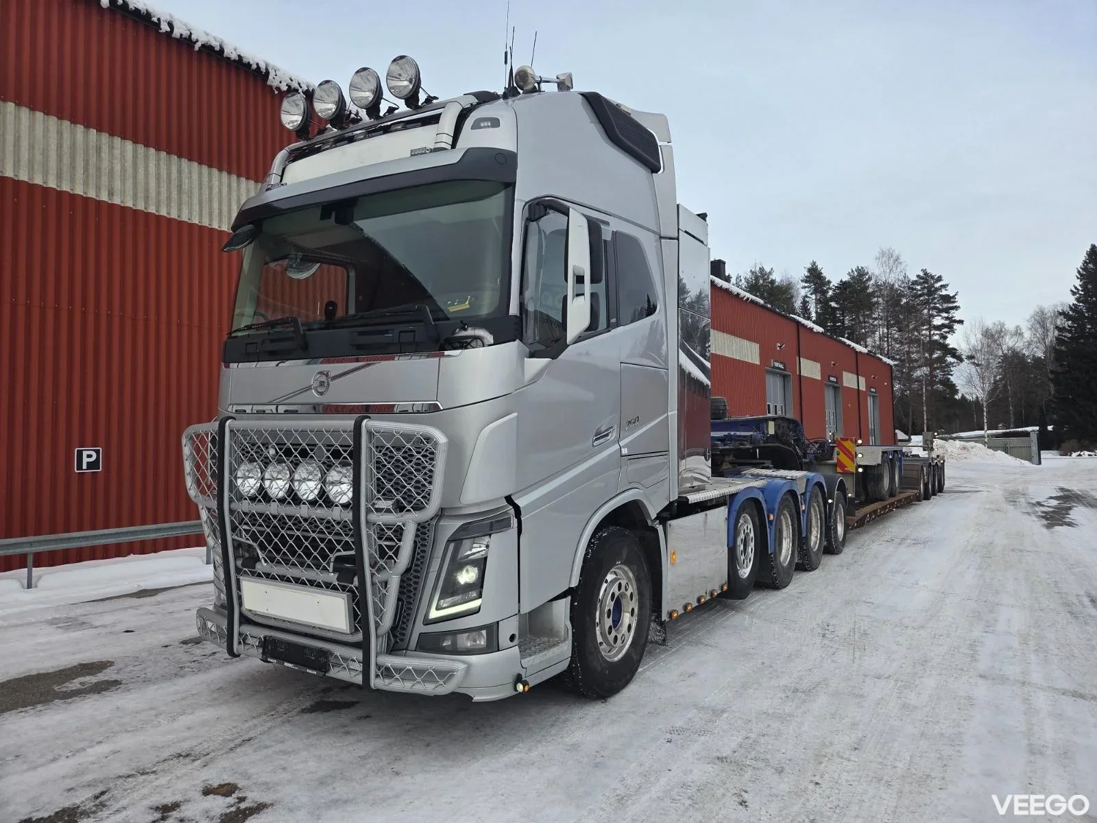 Volvo FH16 GCW 180 ton / DOLLY / RETARDER / GLOBE XL + VANG TRAILER 552kW