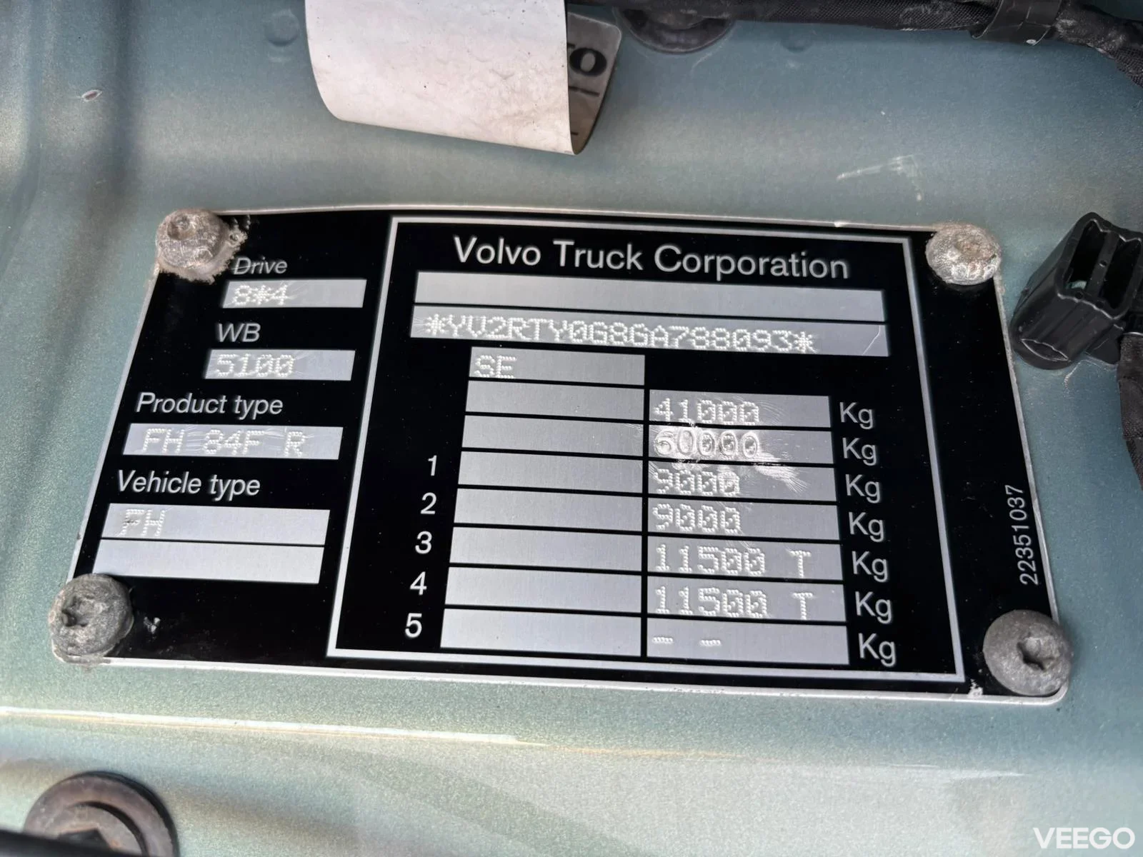 Volvo FH460 PK 22002 / PLATFORM L=6243 / TANDEM AXLE LIFT 345kW