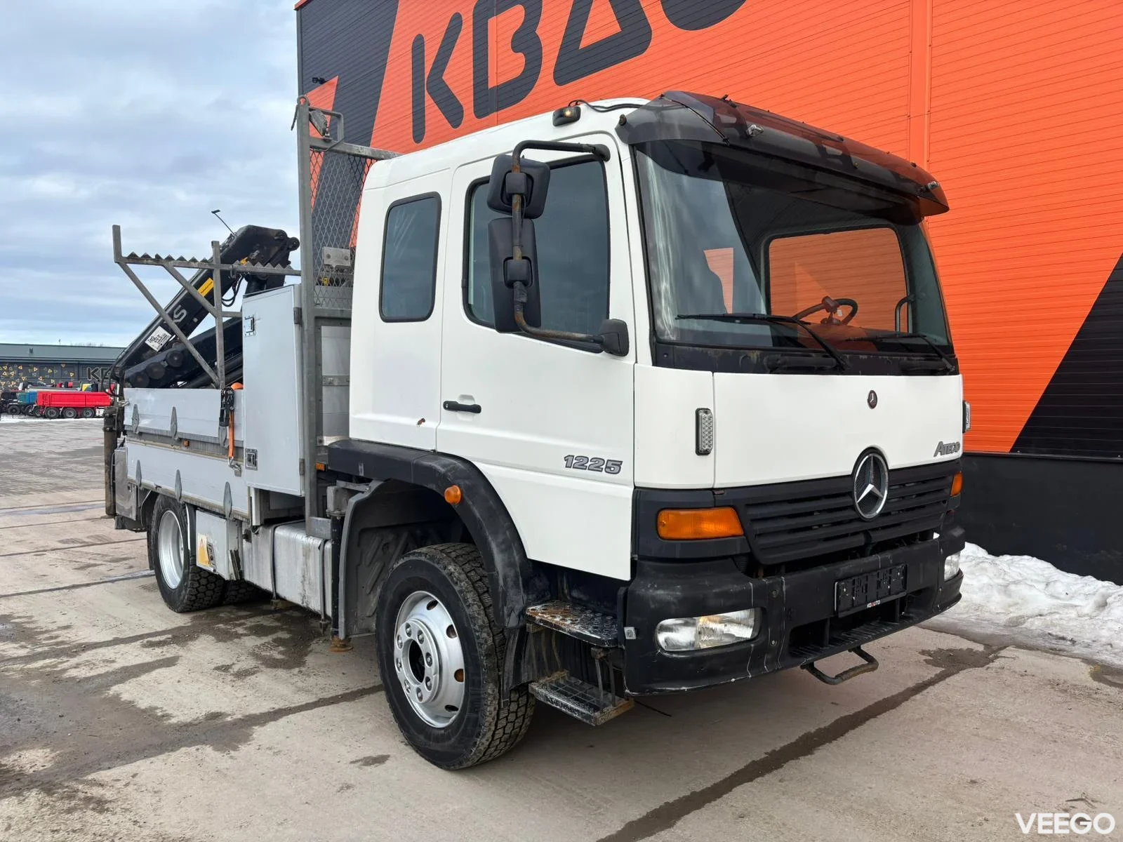 Mercedes-Benz Atego HIAB 088E-4 / PLATFORM L=3544 mm 180kW