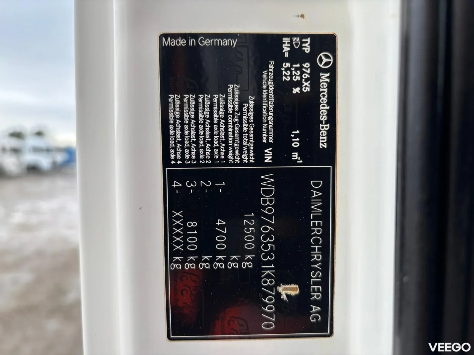 Mercedes-Benz Atego HIAB 088E-4 / PLATFORM L=3544 mm 180kW