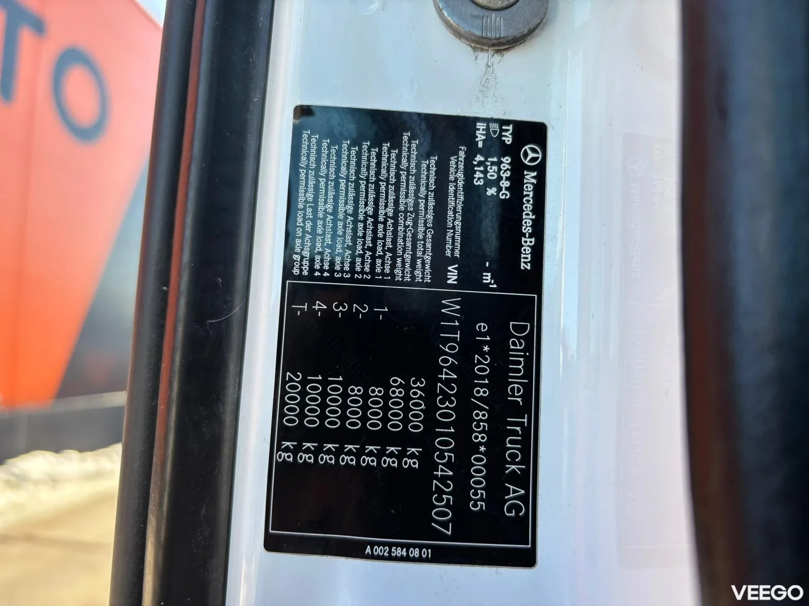 Mercedes-Benz Arocs RETARDER / FULL STEEL / BOX L=5557 mm 425kW