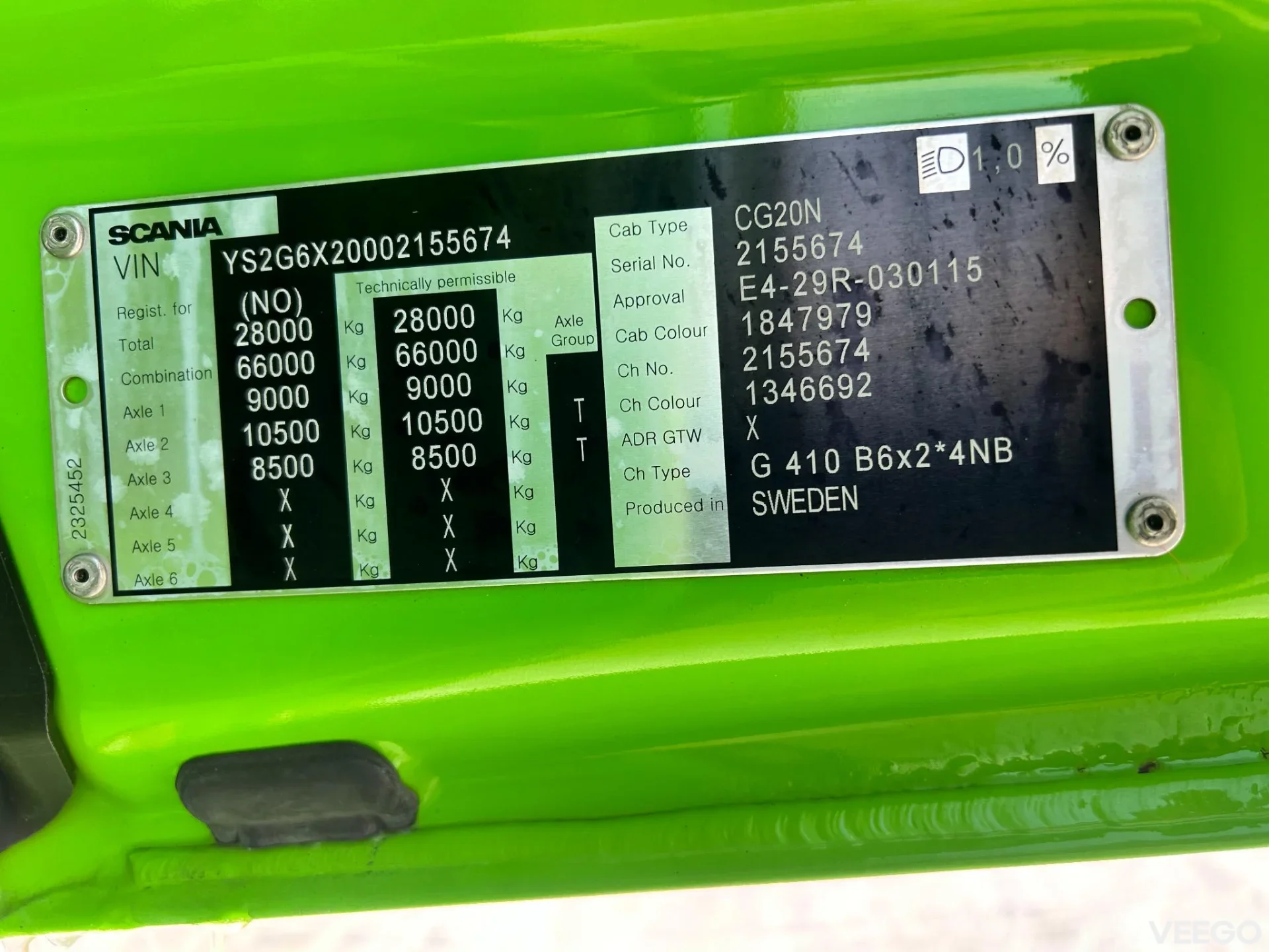 Scania G410 6X2*4 + RETARDER + SIDE OPENING 302kW