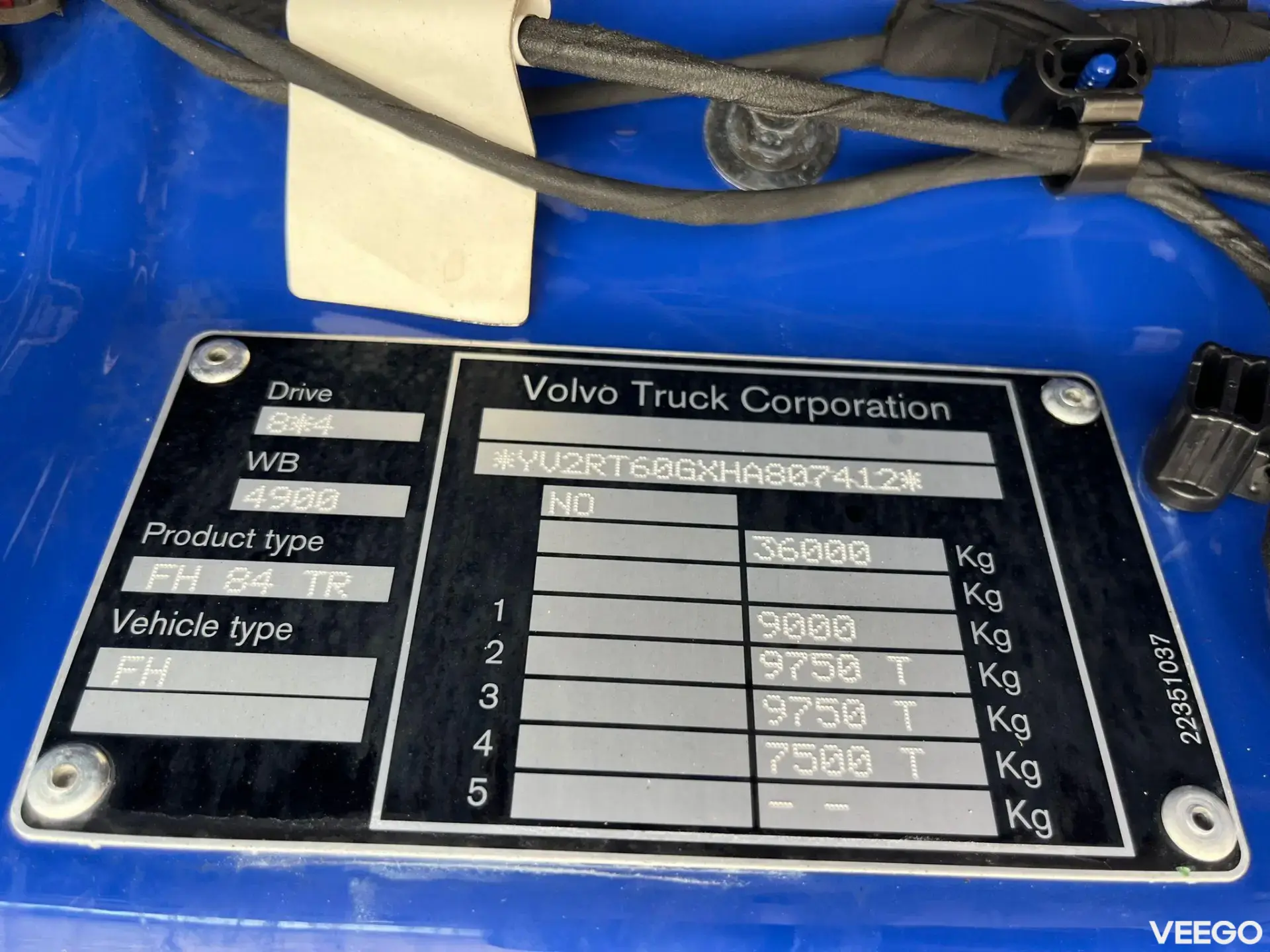 Volvo FH540 PK 23002-SH /  PLATFORM L= 6330 mm / RETARDER 397kW