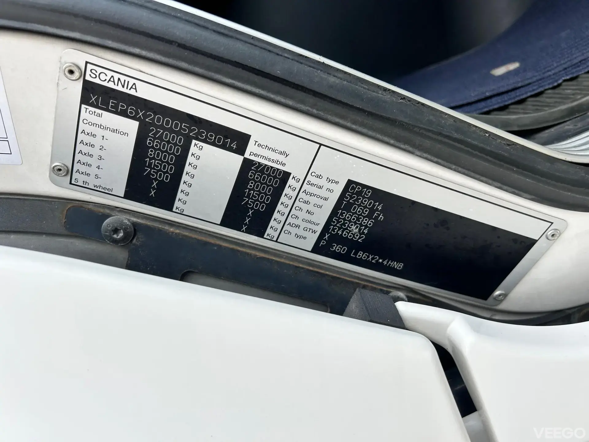 SCANIA P360 6X2*4 EURO5 264kW