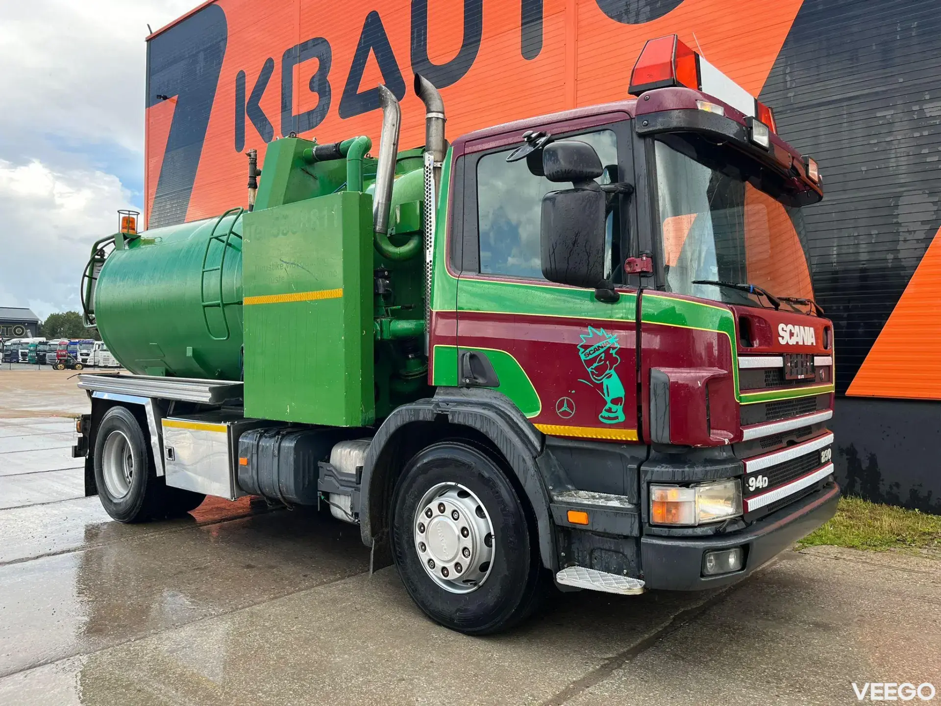 Scania P94 TANK 9000 I + 1200 l / VACUUM Jurop PR150 / PRESSURE Pratissoli 150 bar / 102 l/min 162kW