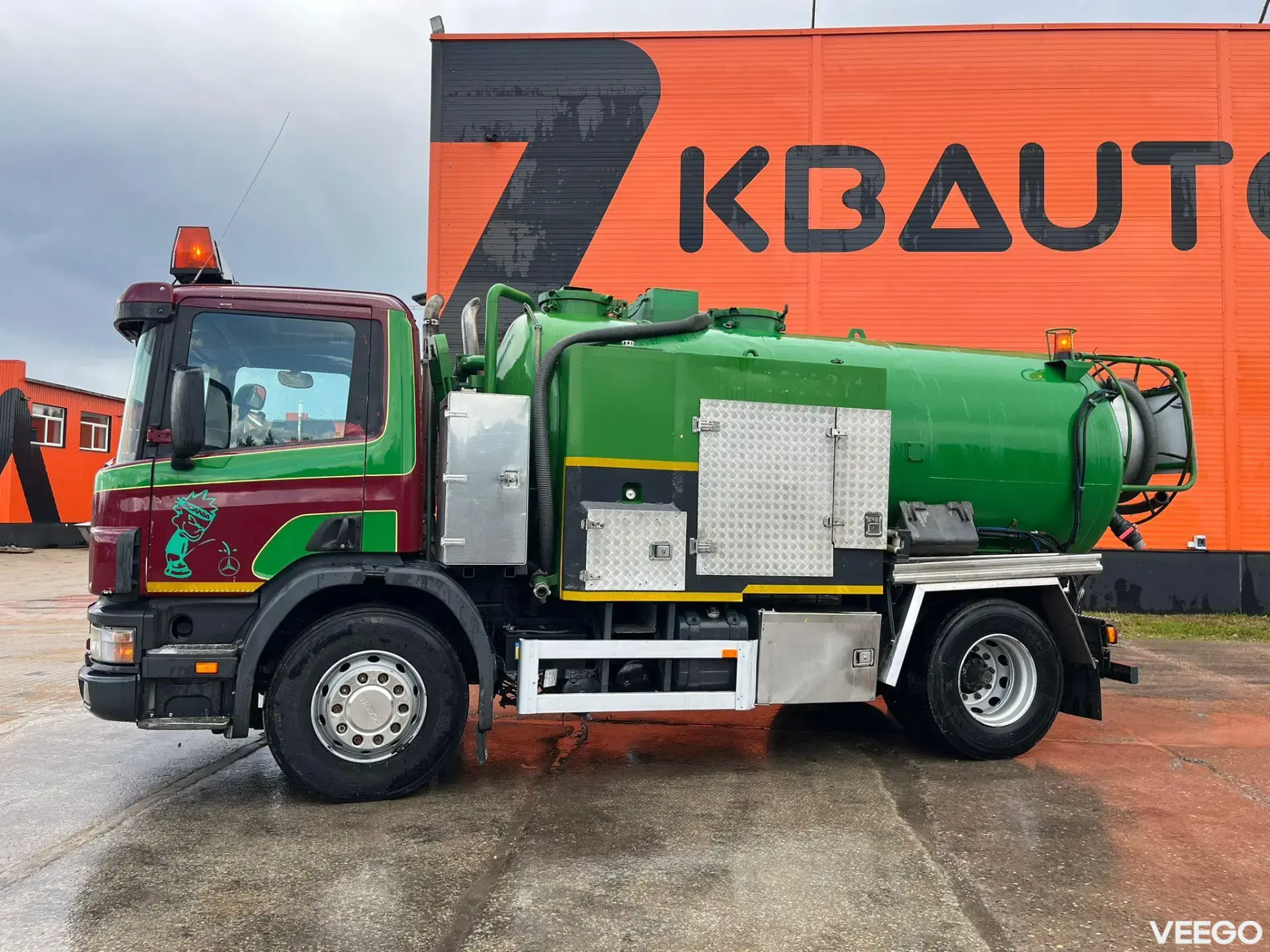 Scania P94 TANK 9000 I + 1200 l / VACUUM Jurop PR150 / PRESSURE Pratissoli 150 bar / 102 l/min 162kW