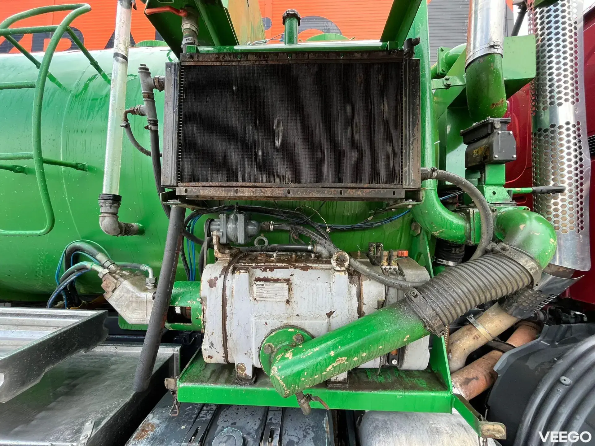 Scania P94 TANK 9000 I + 1200 l / VACUUM Jurop PR150 / PRESSURE Pratissoli 150 bar / 102 l/min 162kW