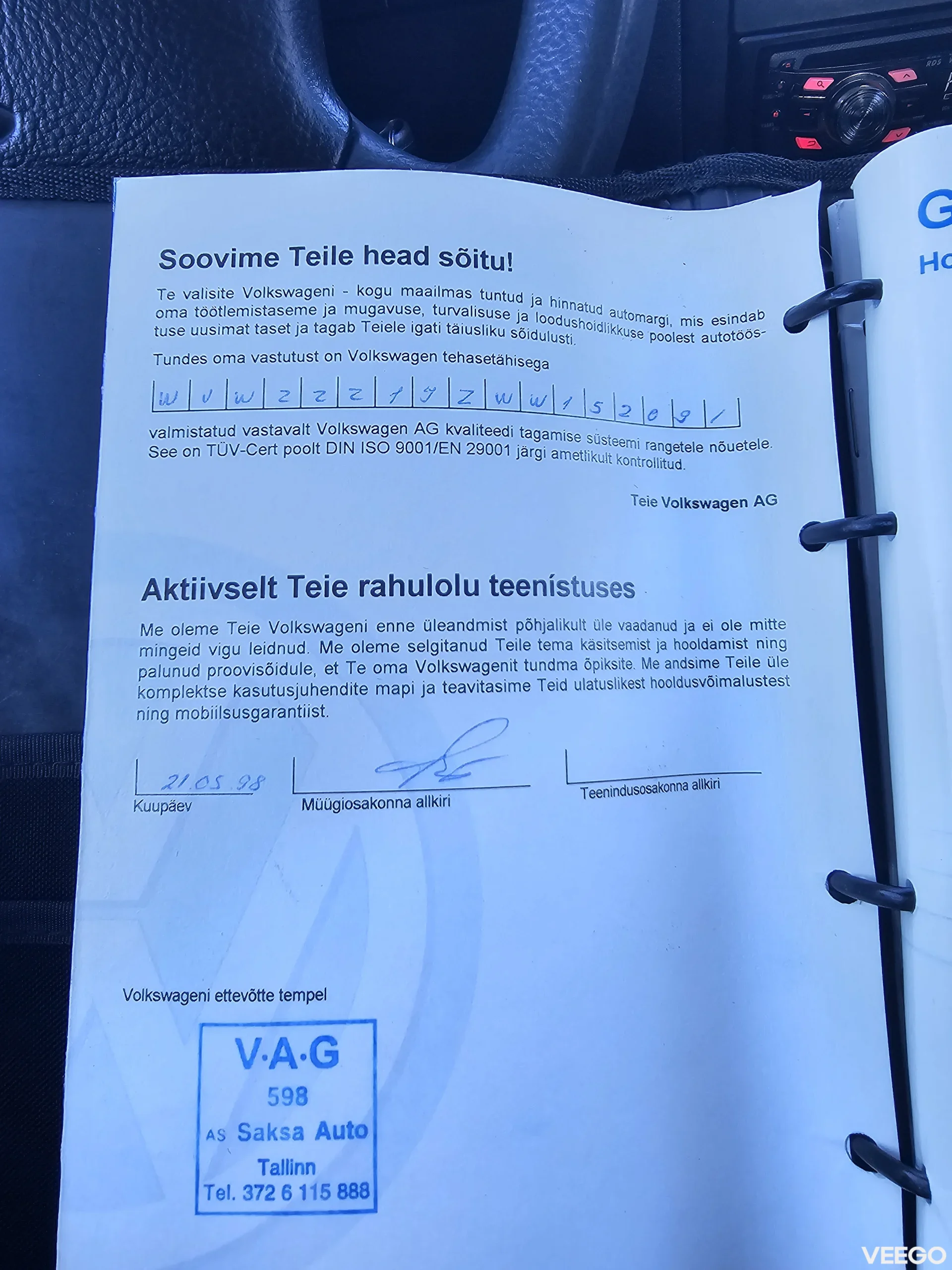 Volkswagen Golf Golf 4 1.6 74kW