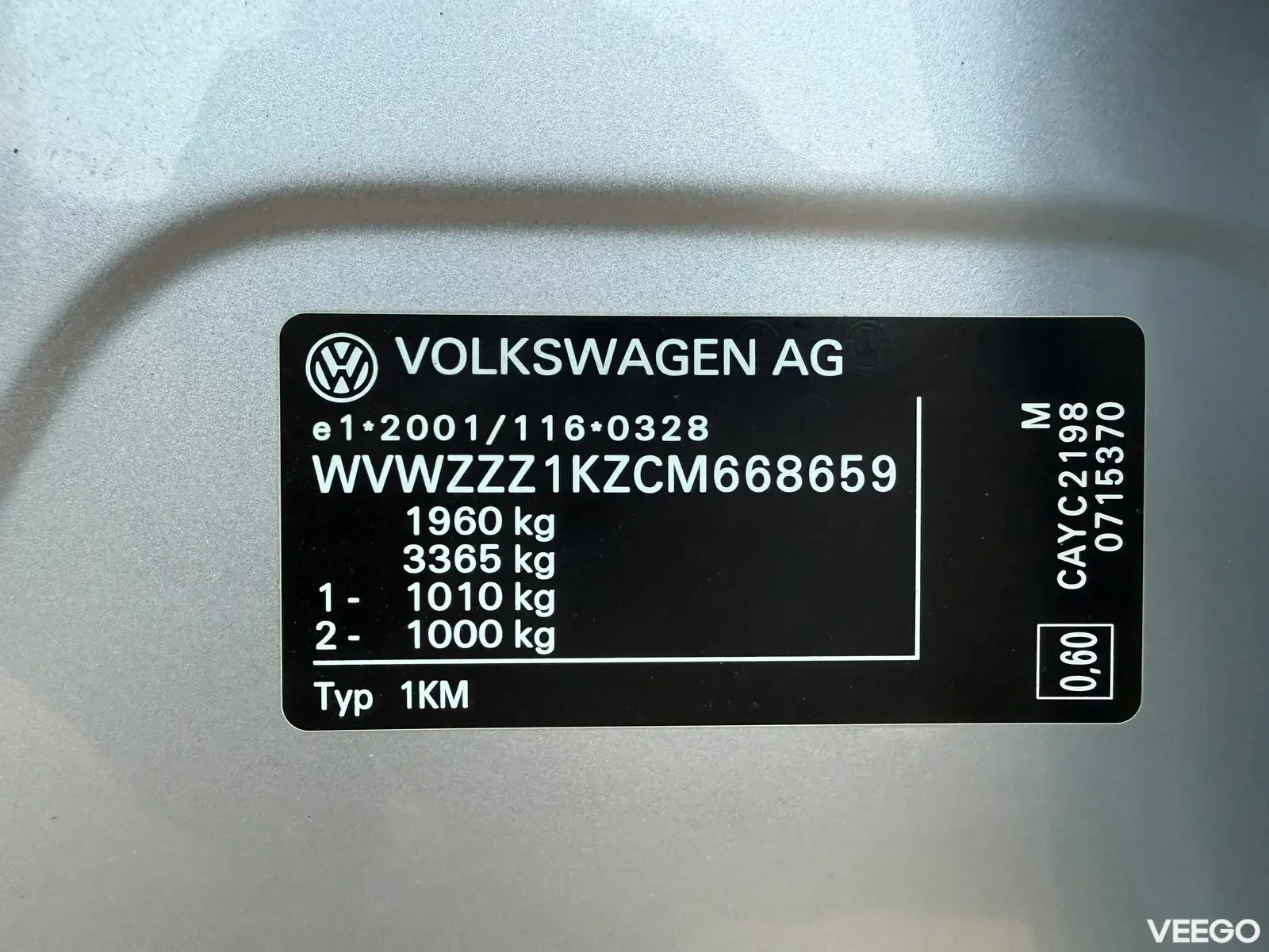 Volkswagen Golf Variant Facelift 1.6 77kW