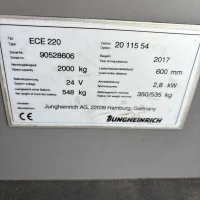 Jungheinrich ECE 220 1150mm 3kW thumbnail