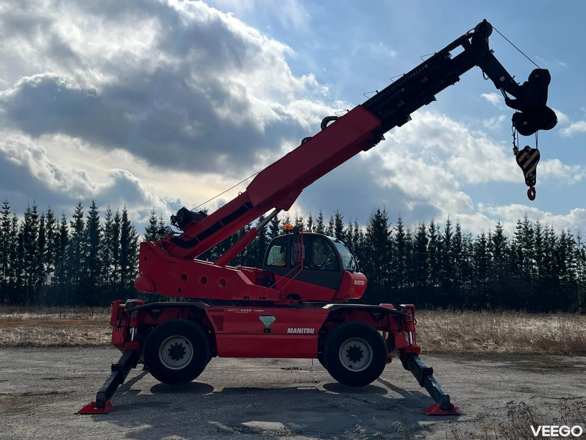 Manitou MRT WINCH + HOOK / BASKET / PENDOLO 3D / FORKS / BUCKET 159kW
