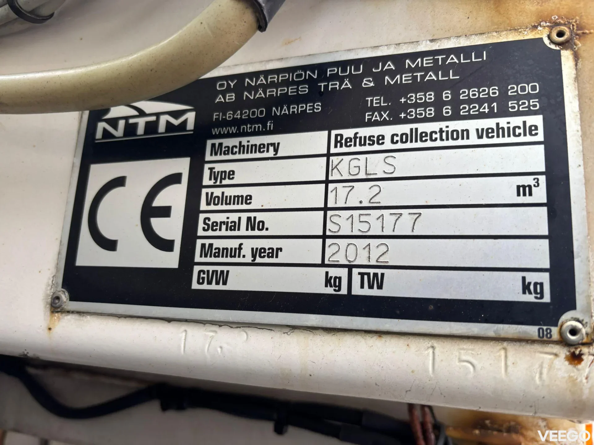 Volvo FE NTM KGLS 17,2 m3 240kW