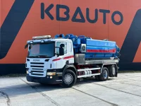 SCANIA P400 Korp&Son ADR tank 13000 l ( 3000+10000 l ) / vacuum CVS / pressure Pratissol KF36 - 152 l/min - 130 bar 400kW thumbnail