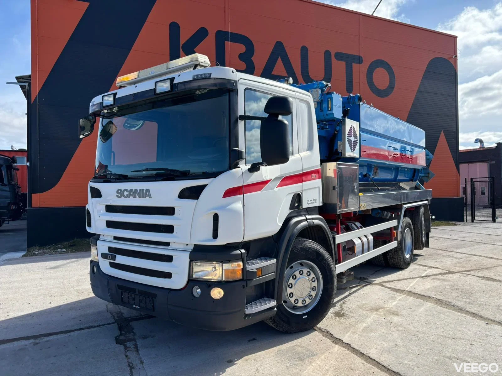 SCANIA P400 Korp&Son ADR tank 13000 l ( 3000+10000 l ) / vacuum CVS / pressure Pratissol KF36 - 152 l/min - 130 bar 400kW
