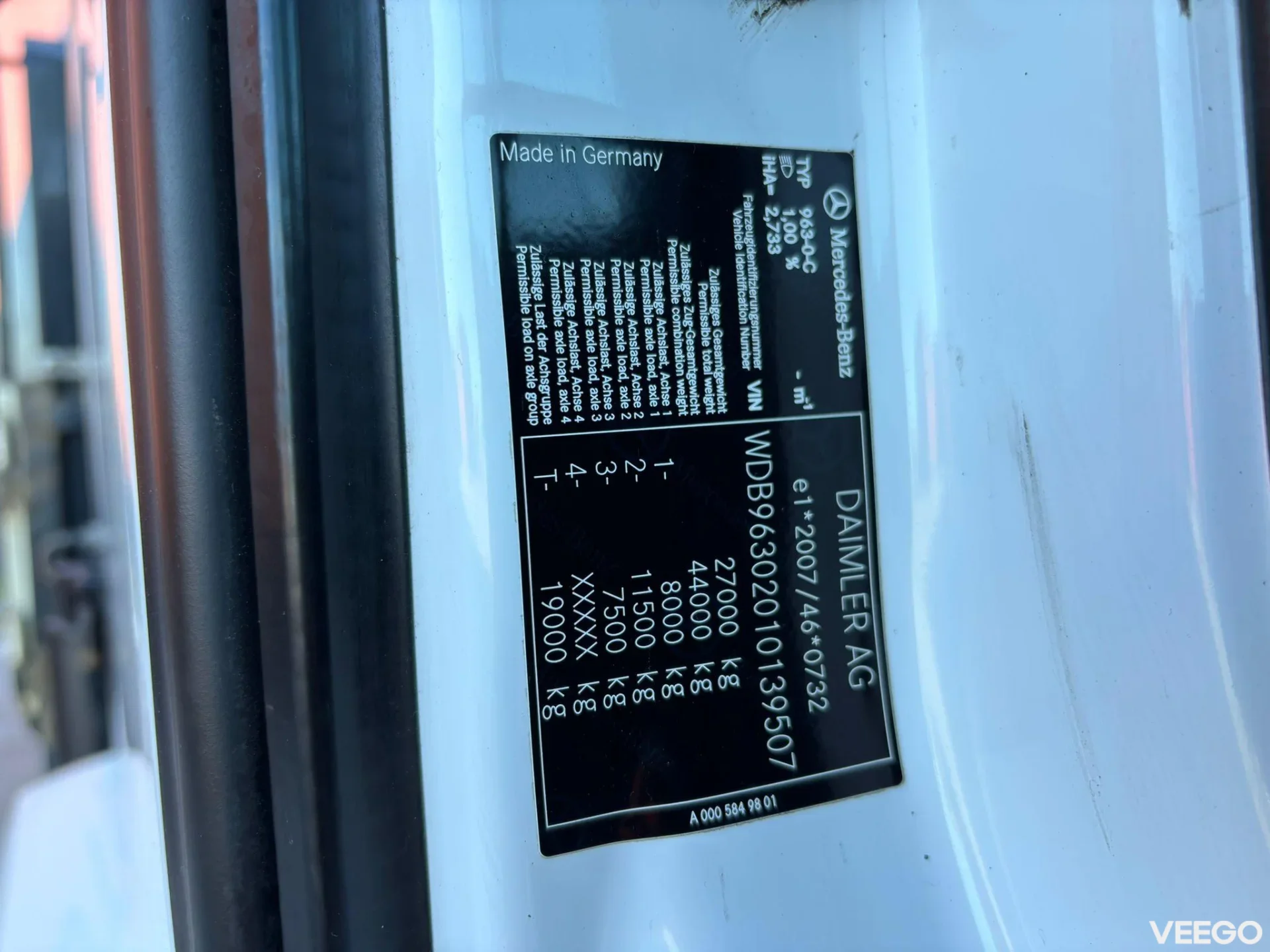 Mercedes-Benz Actros PK 19001 / PLATFORM L=6535 mm 400kW