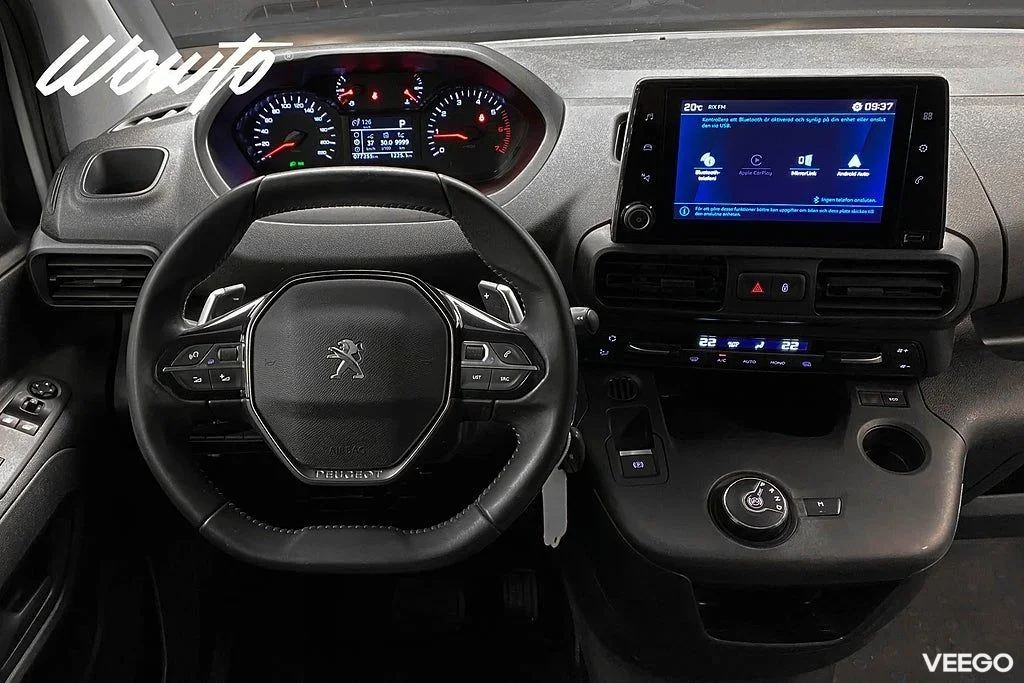 Peugeot Partner Utökad Last 1.5 Aut 130HK 3-Sits L2 /Moms 96kW