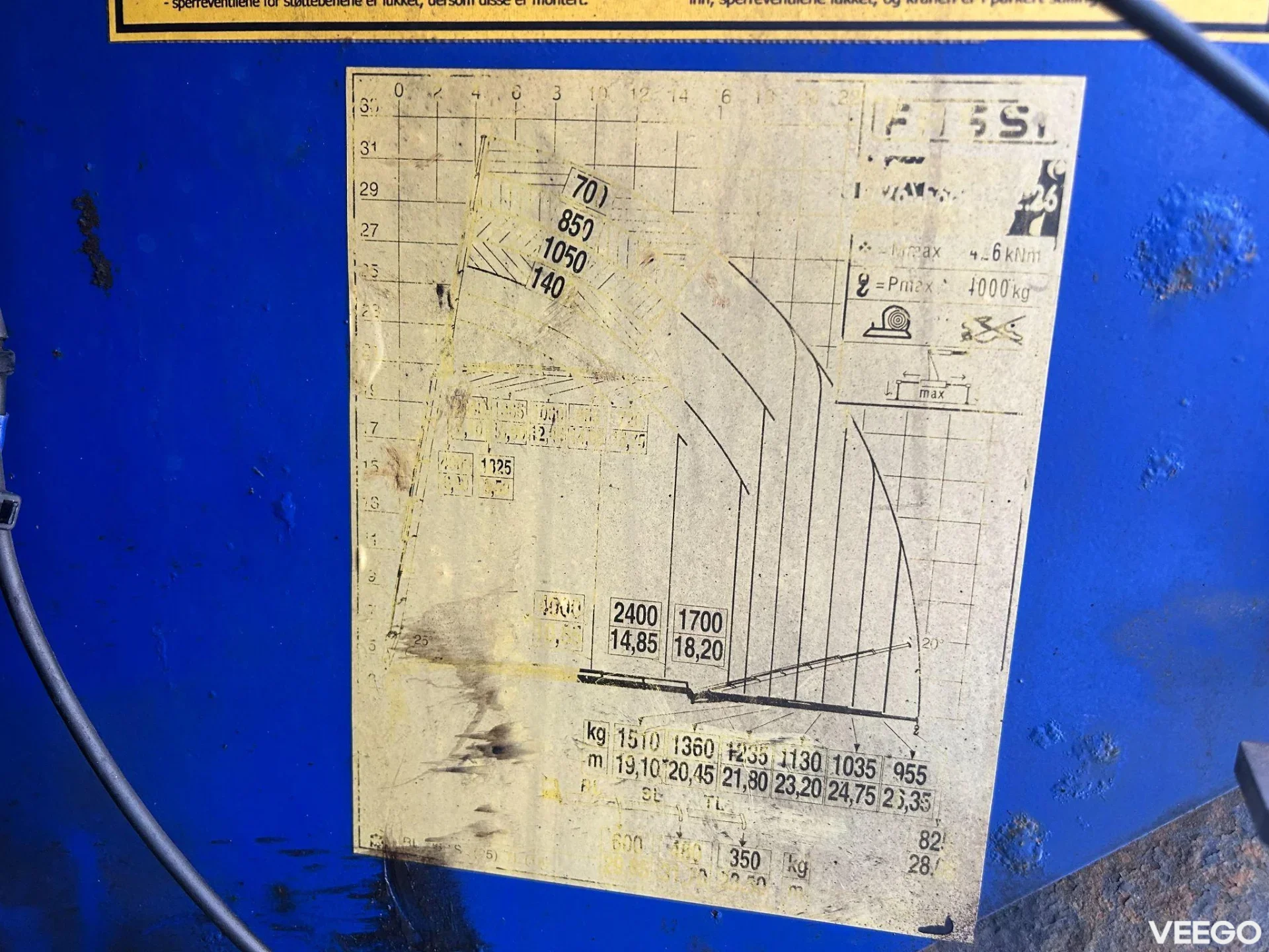 Volvo FH550 8X2 EURO6 + FASSI F660 + JIB 413kW