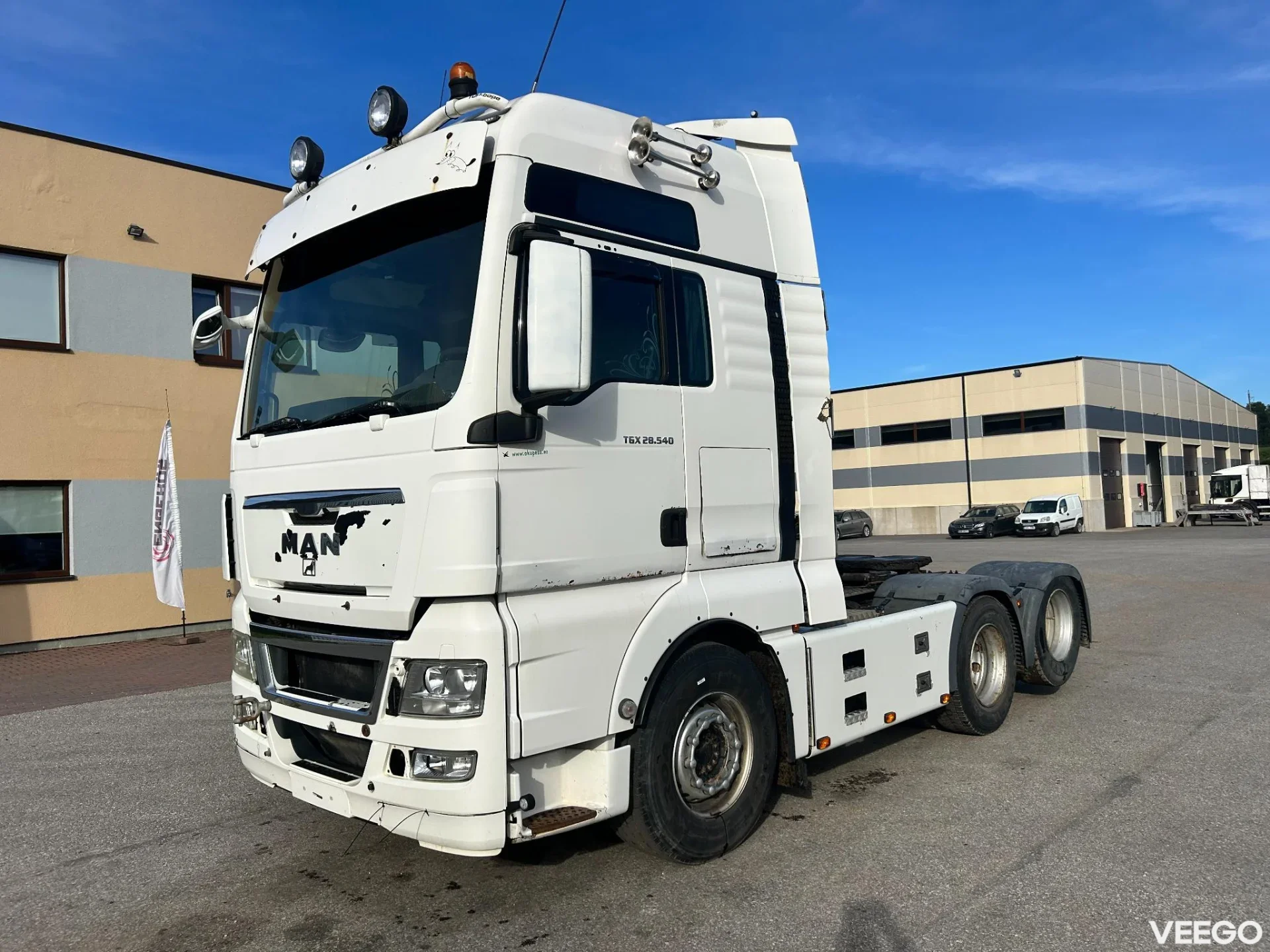 MAN TGX 6X2 EURO5 + RETARDER + HYDRAULICS + GEARBOX DEFECT 397kW