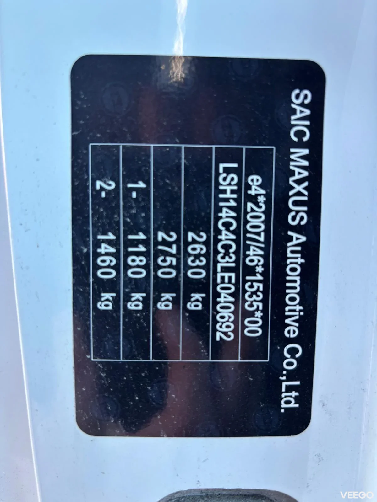 Maxus e Deliver 3 Neos 100 / BOX L=2400 / W=1320 / H=1140 mm 40kW
