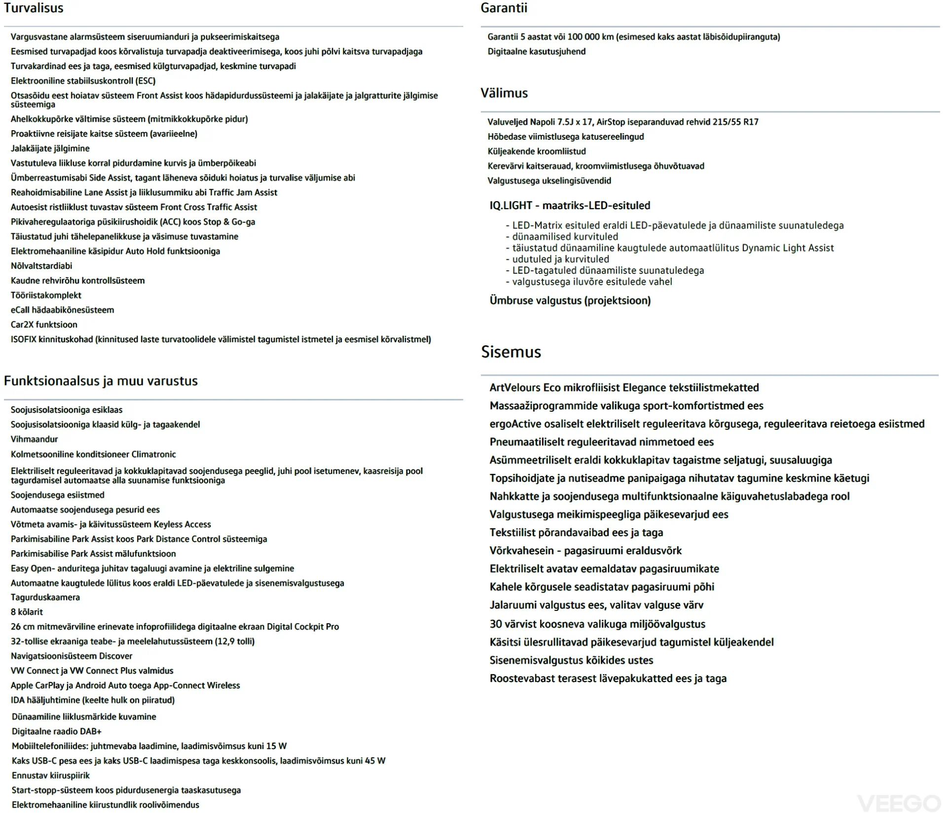 Volkswagen Passat 1.5 110kW