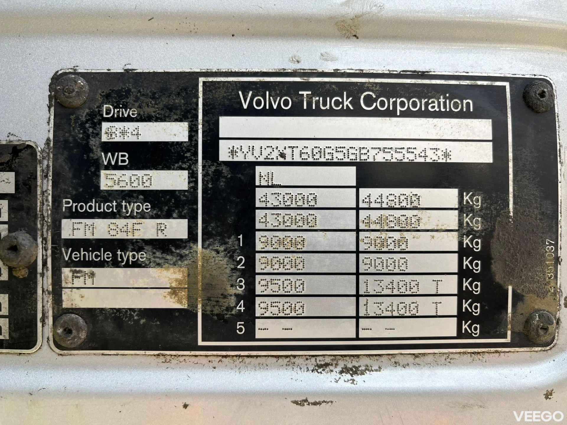 Volvo FMX RETARDER / BOX L=6888 mm 540kW