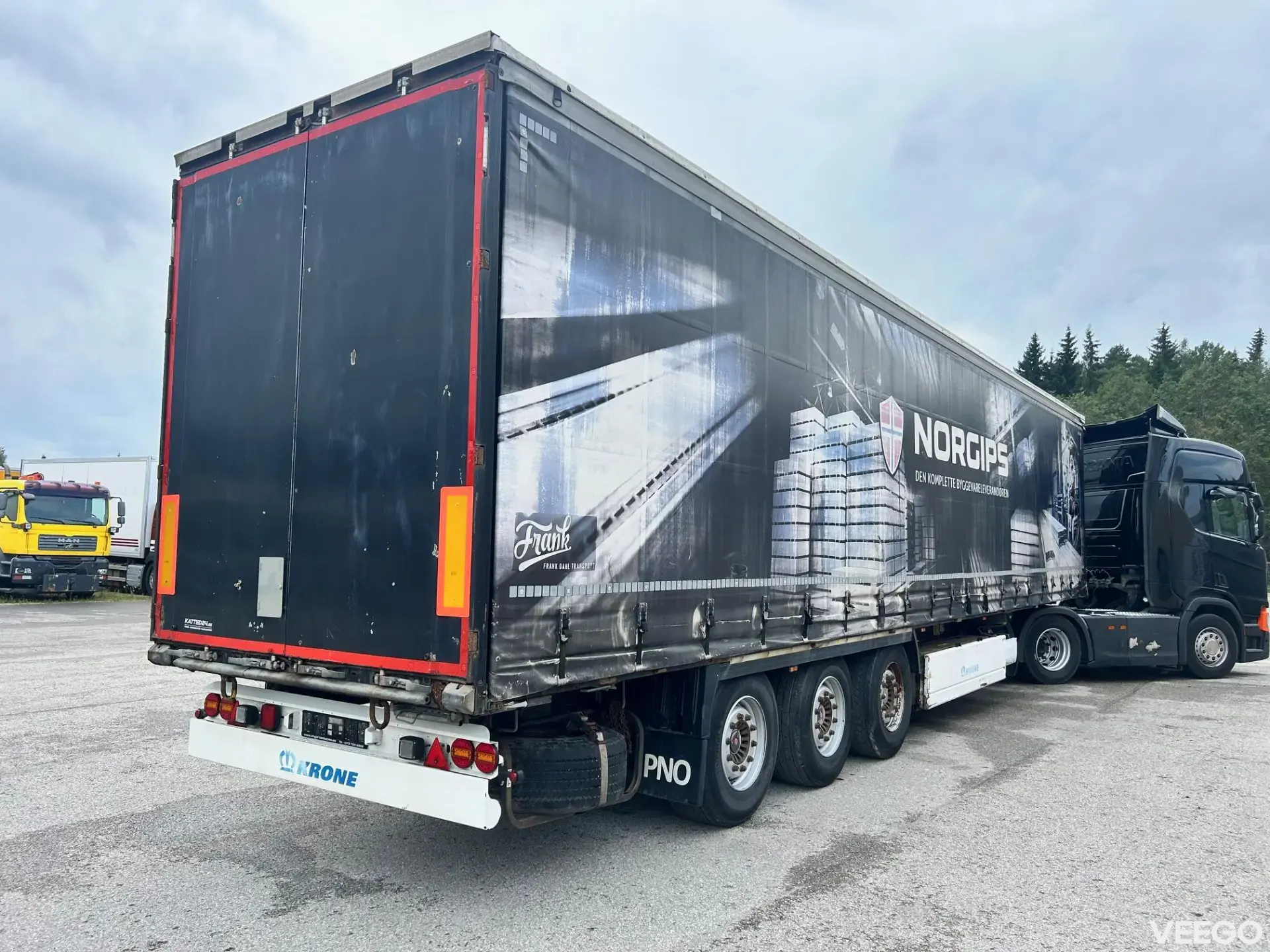 Krone SD LIFTING AXLE + EDSCHA ROOF