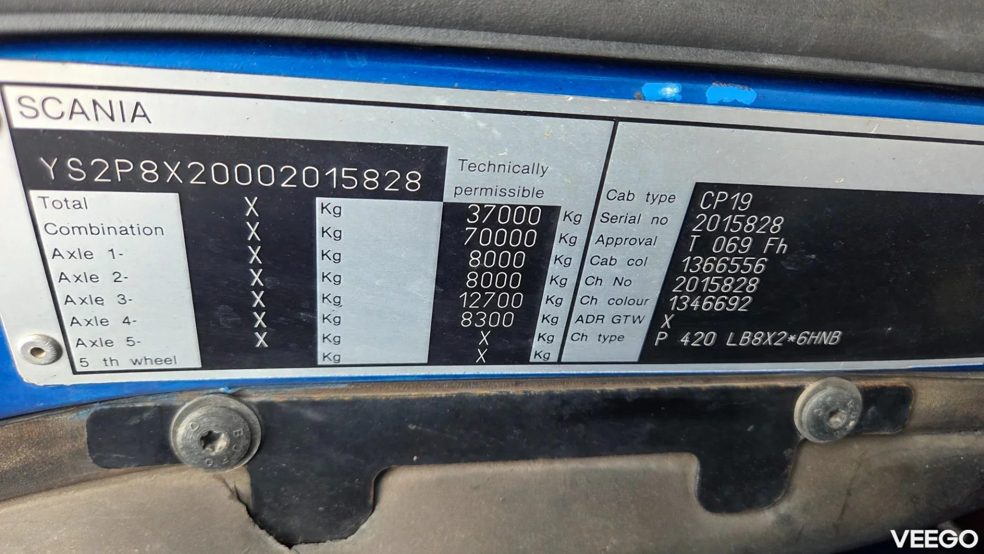 Scania P420 309kW