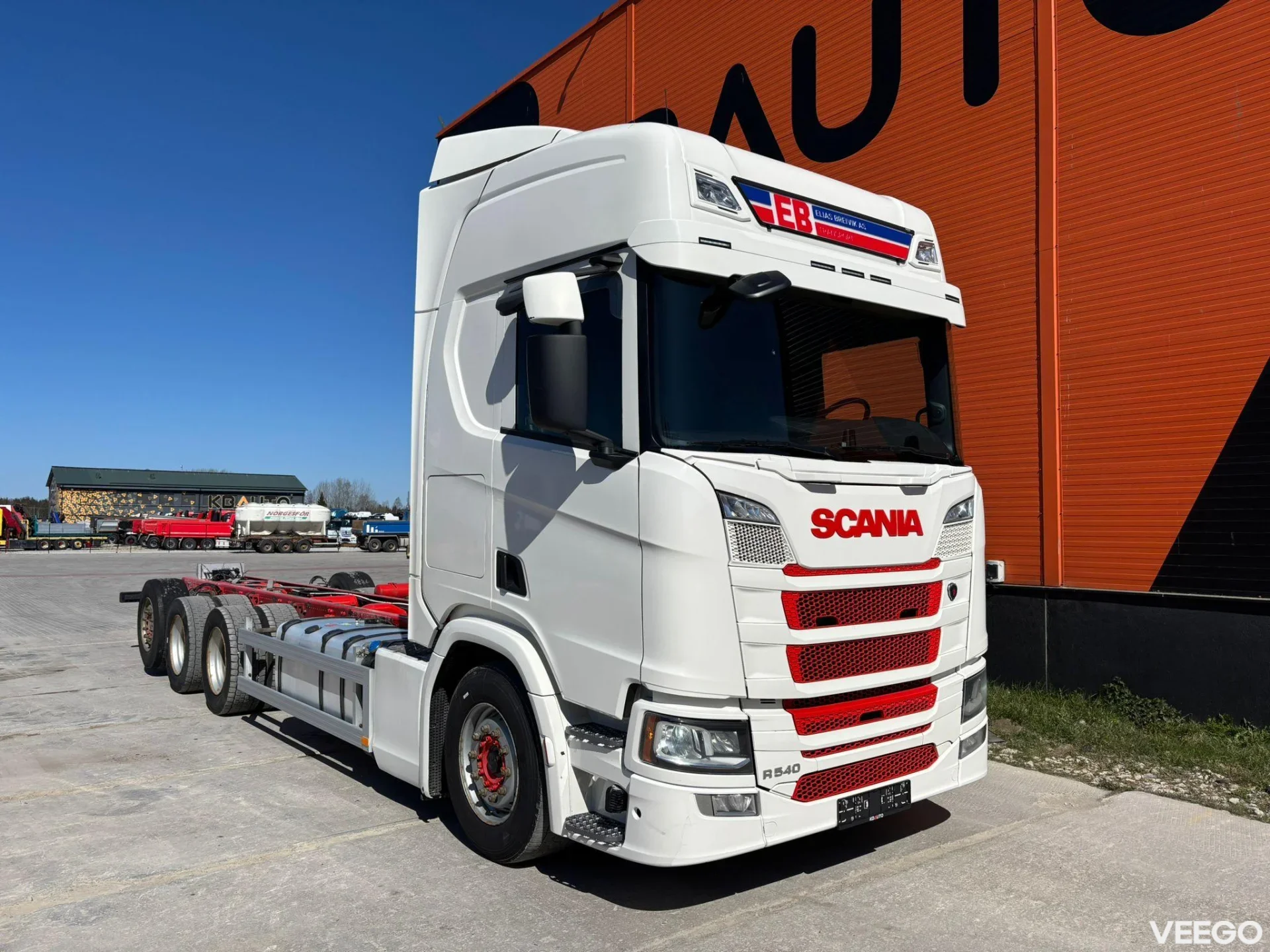 Scania R540 9 TON FRONT AXLE / RETARDER / CHASSIS L=8674 mm 540kW