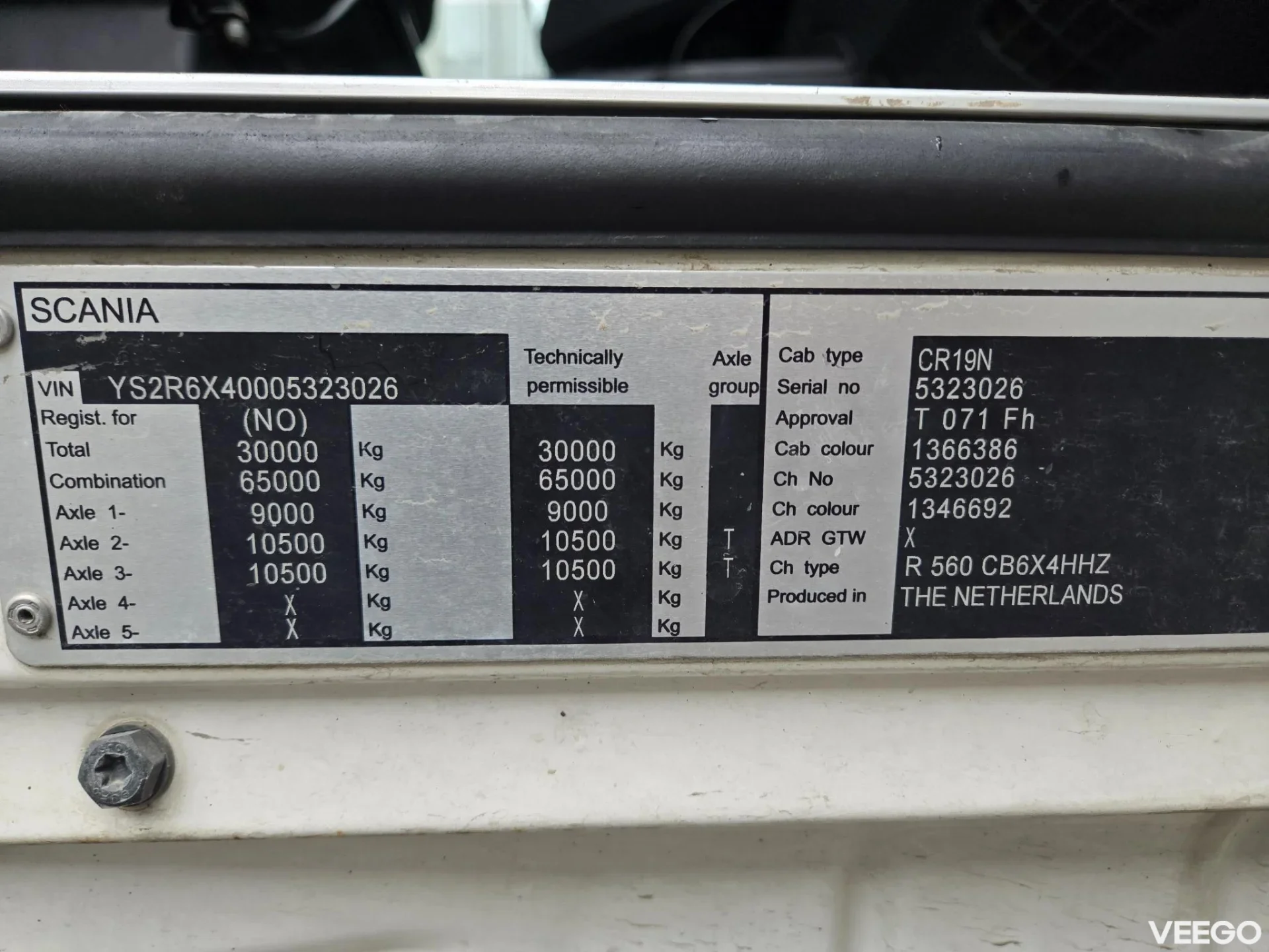 Scania R560 412kW
