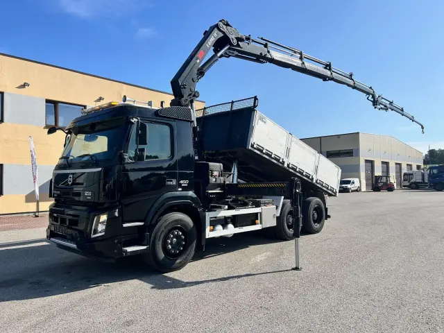 Image of Volvo FMX 6X4 EURO6 + HIAB + JIB + LIFTING AXLE 345kW